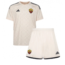 AS Roma Away Stadium Replica Jersey Kids 2023-24 Short Sleeves (+ pants)