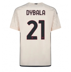 AS Roma Paulo Dybala #21 Away Stadium Replica Jersey 2023-24 Short Sleeves