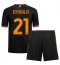 AS Roma Paulo Dybala #21 Third Stadium Replica Jersey Kids 2023-24 Short Sleeves (+ pants)