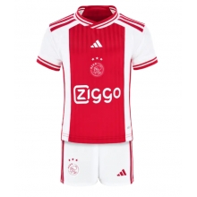 Ajax Home Stadium Replica Jersey Kids 2023-24 Short Sleeves (+ pants)