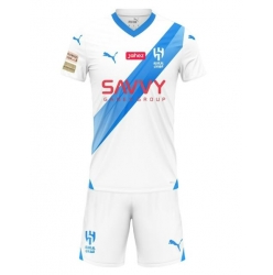 Al-Hilal Away Stadium Replica Jersey Kids 2023-24 Short Sleeves (+ pants)