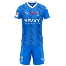 Al-Hilal Home Stadium Replica Jersey Kids 2023-24 Short Sleeves (+ pants)