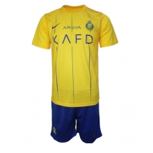 Al-Nassr Home Stadium Replica Jersey Kids 2023-24 Short Sleeves (+ pants)