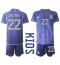 Argentina Lautaro Martinez #22 Away Stadium Replica Jersey Kids World Cup 2022 Short Sleeves (+ pants)