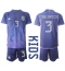 Argentina Nicolas Tagliafico #3 Away Stadium Replica Jersey Kids World Cup 2022 Short Sleeves (+ pants)