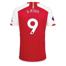 Arsenal Gabriel Jesus #9 Home Stadium Replica Jersey 2023-24 Short Sleeves