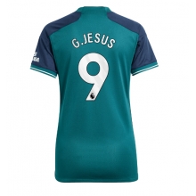 Arsenal Gabriel Jesus #9 Third Stadium Replica Jersey Women 2023-24 Short Sleeves