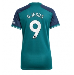 Arsenal Gabriel Jesus #9 Third Stadium Replica Jersey Women 2023-24 Short Sleeves