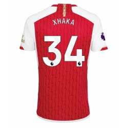 Arsenal Granit Xhaka #34 Home Stadium Replica Jersey 2023-24 Short Sleeves