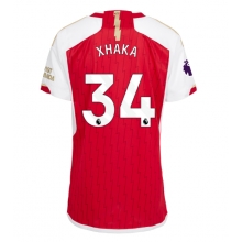 Arsenal Granit Xhaka #34 Home Stadium Replica Jersey Women 2023-24 Short Sleeves