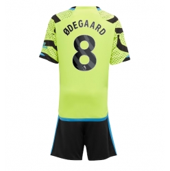 Arsenal Martin Odegaard #8 Away Stadium Replica Jersey Kids 2023-24 Short Sleeves (+ pants)