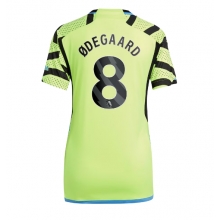 Arsenal Martin Odegaard #8 Away Stadium Replica Jersey Women 2023-24 Short Sleeves