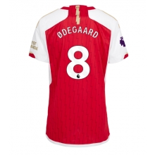 Arsenal Martin Odegaard #8 Home Stadium Replica Jersey Women 2023-24 Short Sleeves