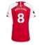 Arsenal Martin Odegaard #8 Home Stadium Replica Jersey Women 2023-24 Short Sleeves