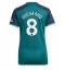 Arsenal Martin Odegaard #8 Third Stadium Replica Jersey Women 2023-24 Short Sleeves