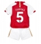 Arsenal Thomas Partey #5 Home Stadium Replica Jersey Kids 2023-24 Short Sleeves (+ pants)