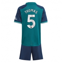 Arsenal Thomas Partey #5 Third Stadium Replica Jersey Kids 2023-24 Short Sleeves (+ pants)