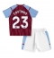 Aston Villa Philippe Coutinho #23 Home Stadium Replica Jersey Kids 2023-24 Short Sleeves (+ pants)