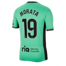 Atletico Madrid Alvaro Morata #19 Third Stadium Replica Jersey 2023-24 Short Sleeves