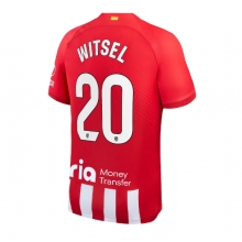 Atletico Madrid Axel Witsel #20 Home Stadium Replica Jersey 2023-24 Short Sleeves