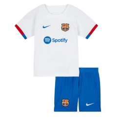 Barcelona Away Stadium Replica Jersey Kids 2023-24 Short Sleeves (+ pants)