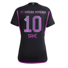 Bayern Munich Leroy Sane #10 Away Stadium Replica Jersey Women 2023-24 Short Sleeves