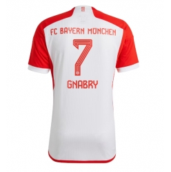 Bayern Munich Serge Gnabry #7 Home Stadium Replica Jersey 2023-24 Short Sleeves