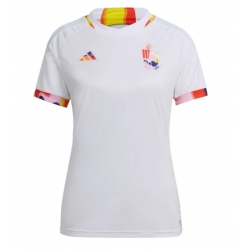 Belgium Away Stadium Replica Jersey Women World Cup 2022 Short Sleeves