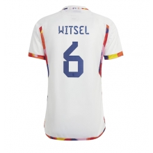 Belgium Axel Witsel #6 Away Stadium Replica Jersey World Cup 2022 Short Sleeves