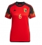 Belgium Axel Witsel #6 Home Stadium Replica Jersey Women World Cup 2022 Short Sleeves