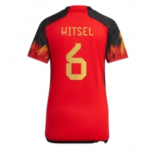 Belgium Axel Witsel #6 Home Stadium Replica Jersey Women World Cup 2022 Short Sleeves