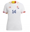 Belgium Dries Mertens #14 Away Stadium Replica Jersey Women World Cup 2022 Short Sleeves