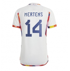 Belgium Dries Mertens #14 Away Stadium Replica Jersey World Cup 2022 Short Sleeves