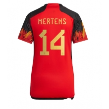 Belgium Dries Mertens #14 Home Stadium Replica Jersey Women World Cup 2022 Short Sleeves