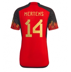 Belgium Dries Mertens #14 Home Stadium Replica Jersey World Cup 2022 Short Sleeves