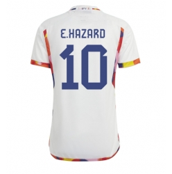 Belgium Eden Hazard #10 Away Stadium Replica Jersey World Cup 2022 Short Sleeves