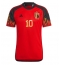 Belgium Eden Hazard #10 Home Stadium Replica Jersey World Cup 2022 Short Sleeves