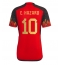 Belgium Eden Hazard #10 Home Stadium Replica Jersey World Cup 2022 Short Sleeves