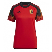 Belgium Home Stadium Replica Jersey Women World Cup 2022 Short Sleeves