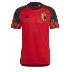 Belgium Home Stadium Replica Jersey World Cup 2022 Short Sleeves