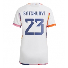 Belgium Michy Batshuayi #23 Away Stadium Replica Jersey Women World Cup 2022 Short Sleeves