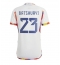 Belgium Michy Batshuayi #23 Away Stadium Replica Jersey World Cup 2022 Short Sleeves