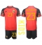 Belgium Michy Batshuayi #23 Home Stadium Replica Jersey Kids World Cup 2022 Short Sleeves (+ pants)