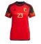 Belgium Michy Batshuayi #23 Home Stadium Replica Jersey Women World Cup 2022 Short Sleeves