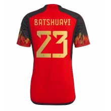 Belgium Michy Batshuayi #23 Home Stadium Replica Jersey World Cup 2022 Short Sleeves