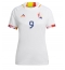 Belgium Romelu Lukaku #9 Away Stadium Replica Jersey Women World Cup 2022 Short Sleeves