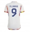 Belgium Romelu Lukaku #9 Away Stadium Replica Jersey World Cup 2022 Short Sleeves