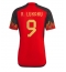 Belgium Romelu Lukaku #9 Home Stadium Replica Jersey World Cup 2022 Short Sleeves