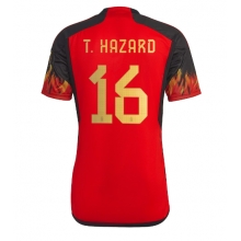 Belgium Thorgan Hazard #16 Home Stadium Replica Jersey World Cup 2022 Short Sleeves