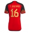 Belgium Thorgan Hazard #16 Home Stadium Replica Jersey World Cup 2022 Short Sleeves